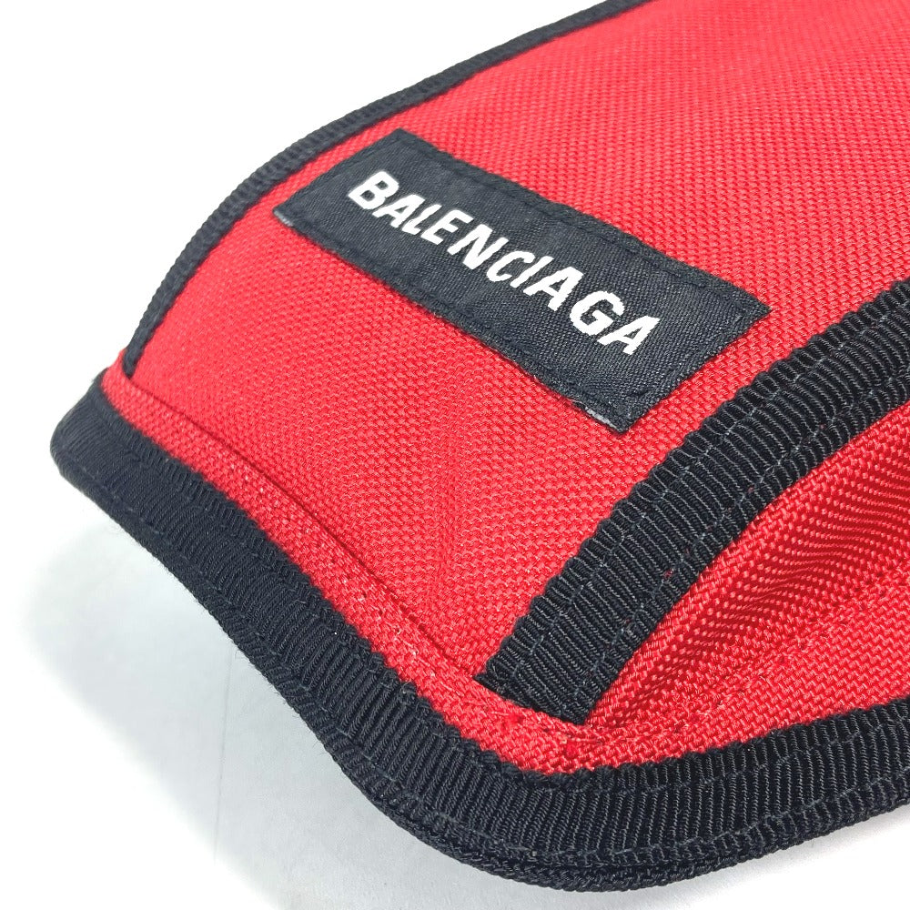 BALENCIAGA Pouch 6559472 Nylon Red Explorer Explorer Arm Phone Holder Women(Unisex) Used Authentic