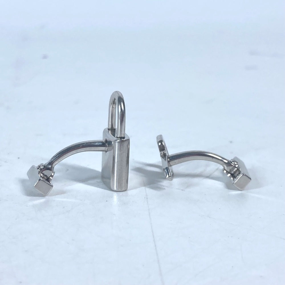 LOUIS VUITTON cuffs M64600 AG925 Silver Button de Manchette Cadena and Clay mens Used Authentic