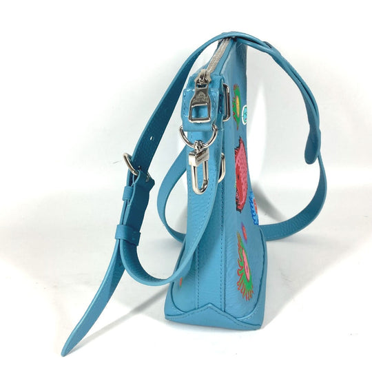 LOUIS VUITTON Shoulder Bag M21716 Taurillon Clemence Leather blue LVxYK Monogram Taurillon Clemence Hobo Cruiser unisex(Unisex) Used Authentic