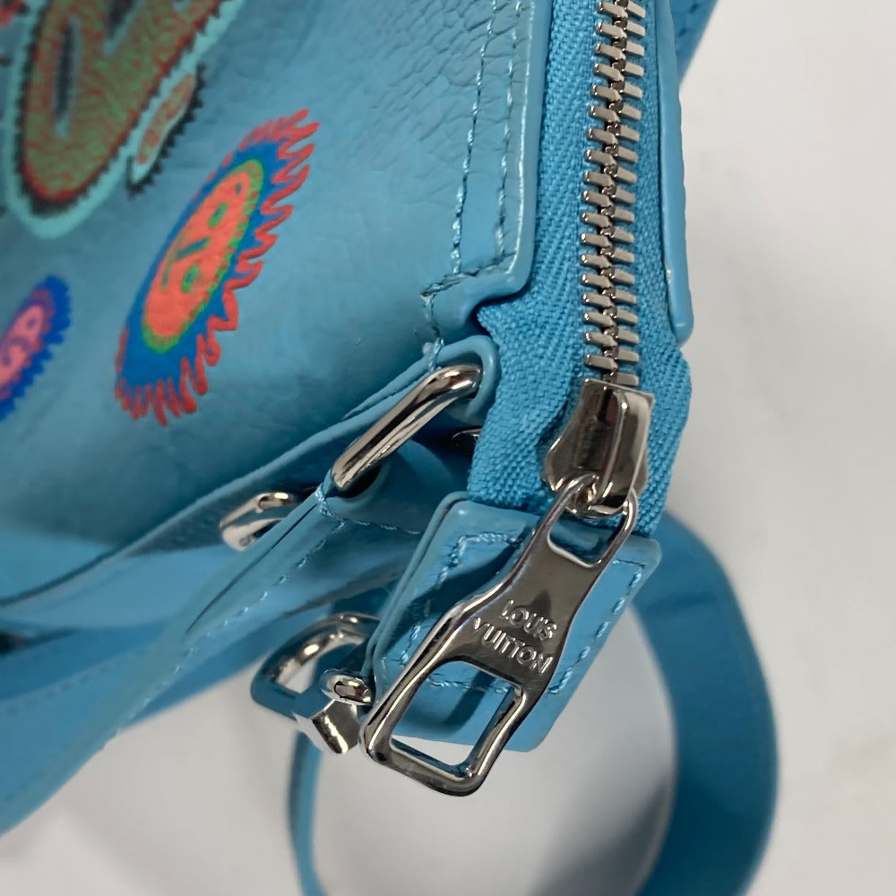 LOUIS VUITTON Shoulder Bag M21716 Taurillon Clemence Leather blue LVxYK Monogram Taurillon Clemence Hobo Cruiser unisex(Unisex) Used Authentic