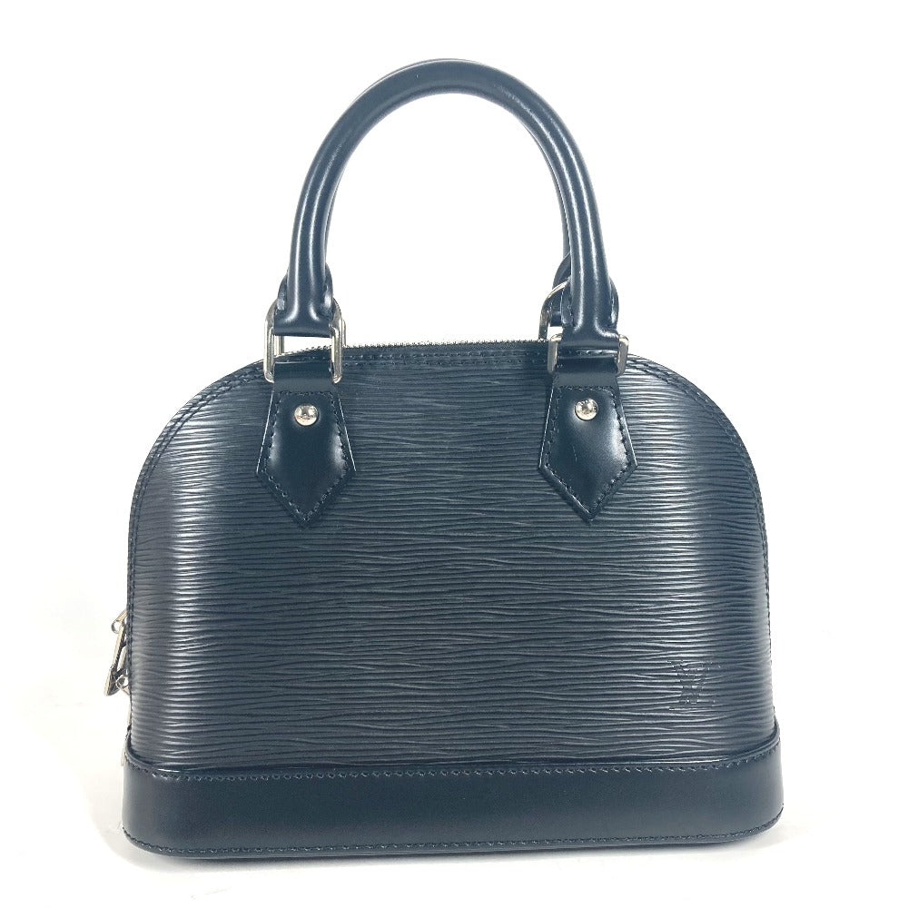 LOUIS VUITTON Shoulder Bag M81945 Epi Leather black Epi Nano Alma Women Used Authentic