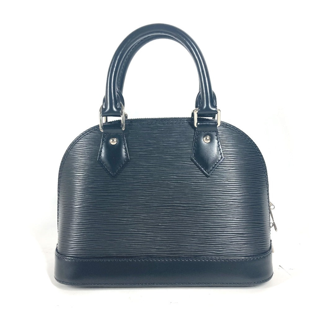 LOUIS VUITTON Shoulder Bag M81945 Epi Leather black Epi Nano Alma Women Used Authentic