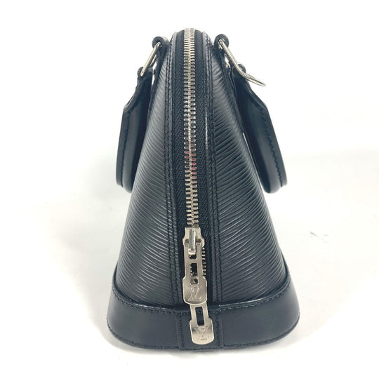 LOUIS VUITTON Shoulder Bag M81945 Epi Leather black Epi Nano Alma Women Used Authentic
