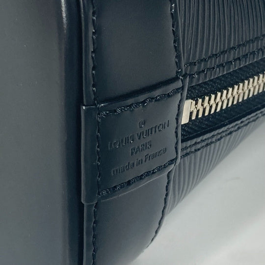 LOUIS VUITTON Shoulder Bag M81945 Epi Leather black Epi Nano Alma Women Used Authentic