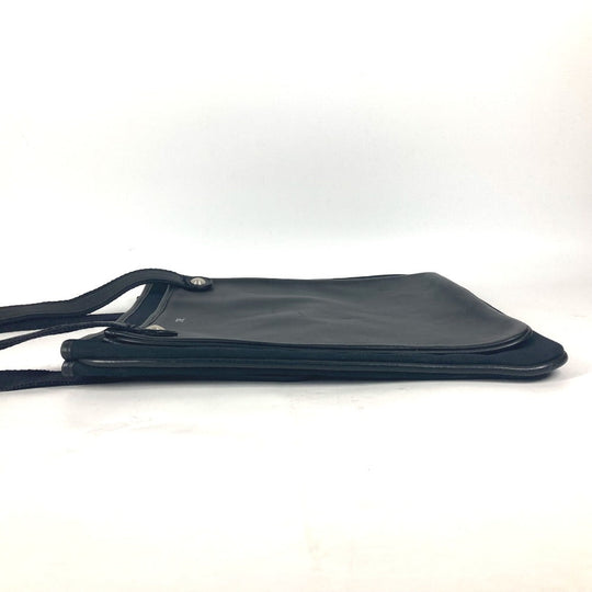 HERMES Shoulder Bag leather black Mrs. hippies unisex(Unisex) Used Authentic