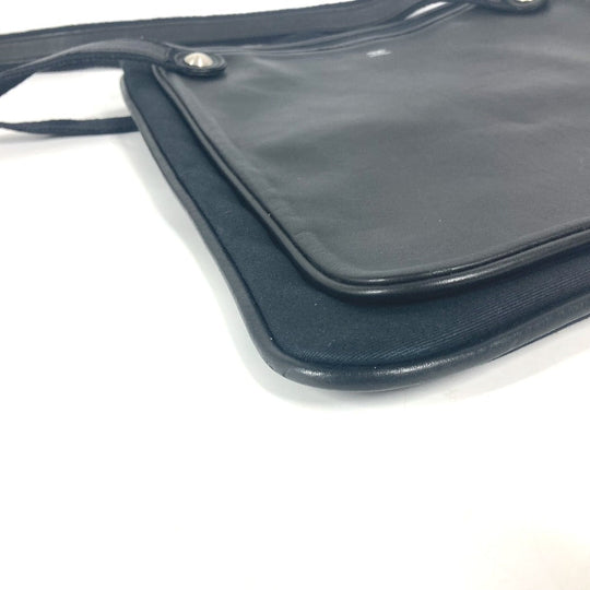 HERMES Shoulder Bag leather black Mrs. hippies unisex(Unisex) Used Authentic