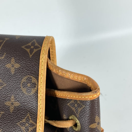 LOUIS VUITTON Backpack M40107 Monogram canvas Brown Monogram Sac A Dos�EBosphore unisex(Unisex) Used Authentic