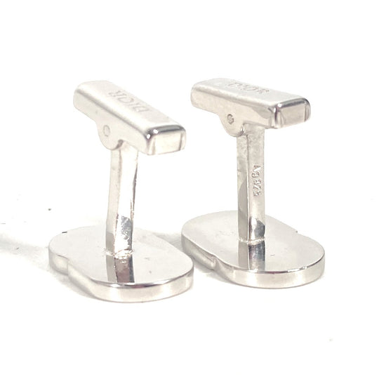 Dior cuffs C0157HOMSTD992 Au925 Silver CD logo mens Used Authentic
