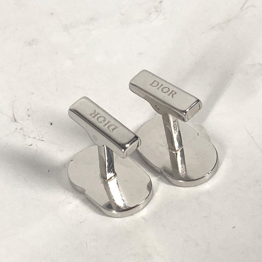 Dior cuffs C0157HOMSTD992 Au925 Silver CD logo mens Used Authentic