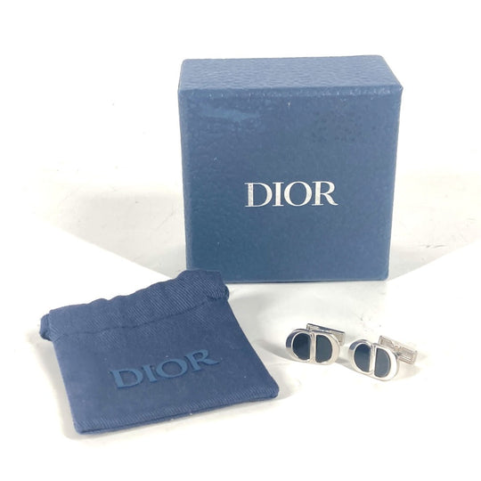 Dior cuffs C0157HOMSTD992 Au925 Silver CD logo mens Used Authentic