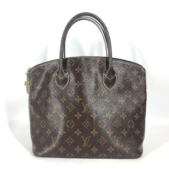 LOUIS VUITTON Handbag M40597 , shiny monogram canvas Brown Shiny monogram LockitPM Women Used Authentic