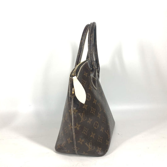 LOUIS VUITTON Handbag M40597 , shiny monogram canvas Brown Shiny monogram LockitPM Women Used Authentic