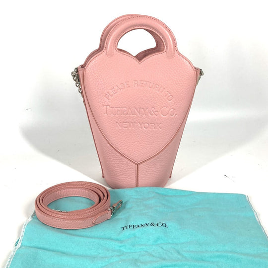 TIFFANY&Co. Shoulder Bag 72458478 leather pink Return to TIFFANY & Co. Mini Crossbody Bag Women Used Authentic