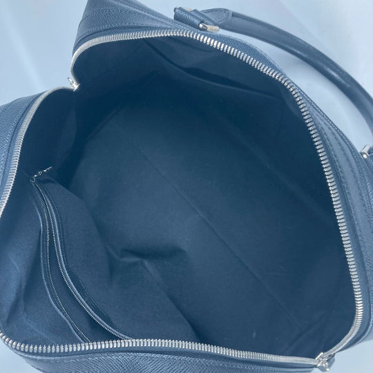 LOUIS VUITTON Boston Duffel bag M31152 Taiga Leather black Taiga Stanislav unisex(Unisex) Used Authentic