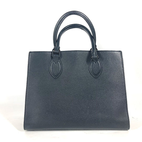 LOUIS VUITTON Handbag M55845 Grain Calfskin Leather black Tote Bag Shoulder Bag Rock Me Tote PM Women Used Authentic