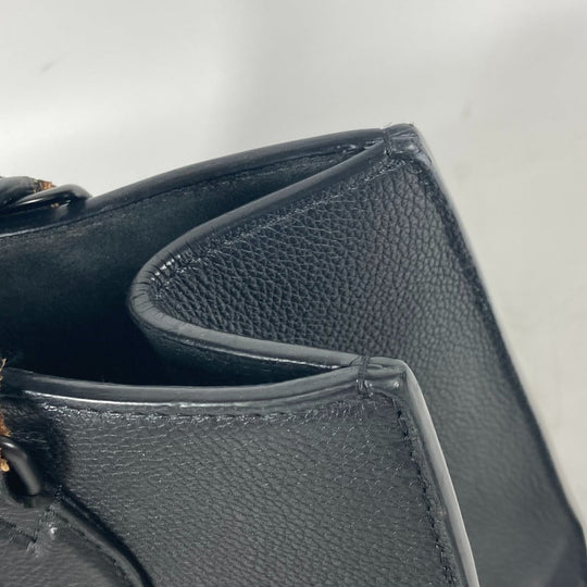 LOUIS VUITTON Handbag M55845 Grain Calfskin Leather black Tote Bag Shoulder Bag Rock Me Tote PM Women Used Authentic