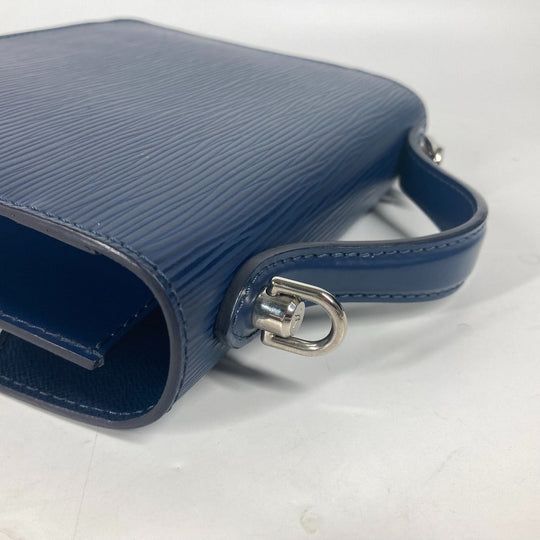 LOUIS VUITTON Handbag M40976 Epi Leather Navy Epi Monceau BB unisex(Unisex) Used Authentic