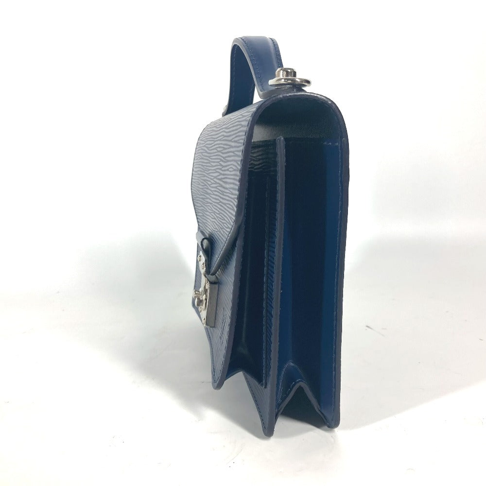 LOUIS VUITTON Handbag M40976 Epi Leather Navy Epi Monceau BB unisex(Unisex) Used Authentic