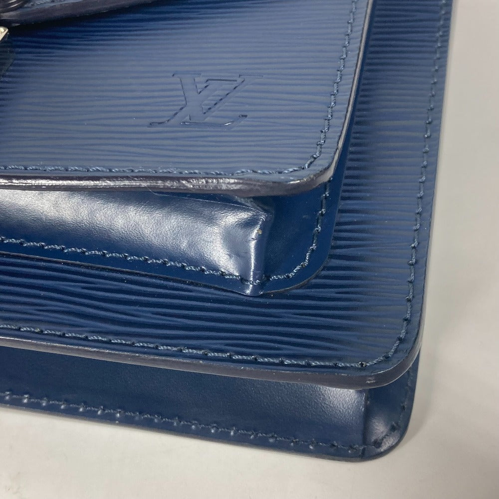 LOUIS VUITTON Handbag M40976 Epi Leather Navy Epi Monceau BB unisex(Unisex) Used Authentic