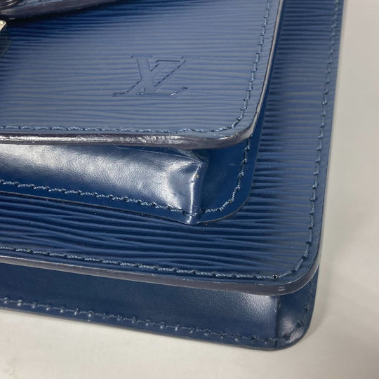 LOUIS VUITTON Handbag M40976 Epi Leather Navy Epi Monceau BB unisex(Unisex) Used Authentic