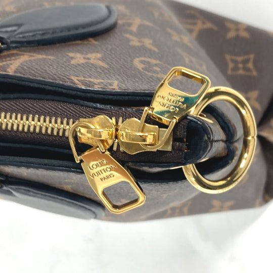 LOUIS VUITTON Handbag M44351 Monogram canvas Brown Monogram Flower Zip Tote PM