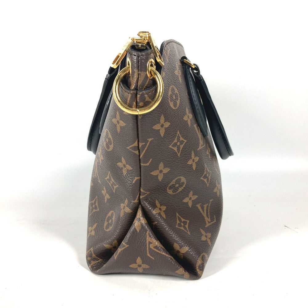 LOUIS VUITTON Handbag M44351 Monogram canvas Brown Monogram Flower Zip Tote PM