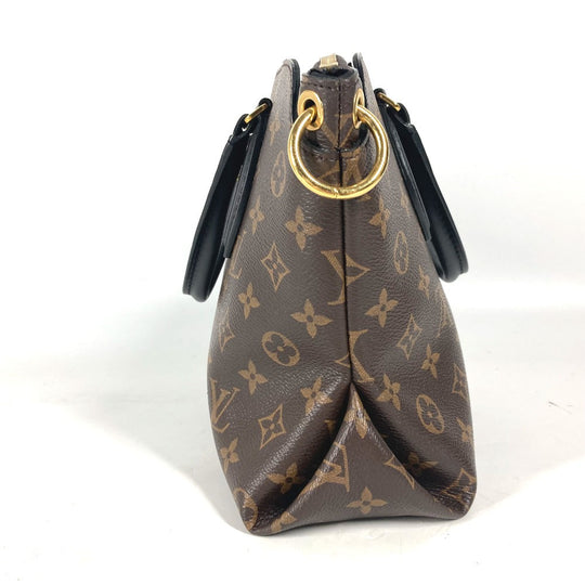 LOUIS VUITTON Handbag M44351 Monogram canvas Brown Monogram Flower Zip Tote PM