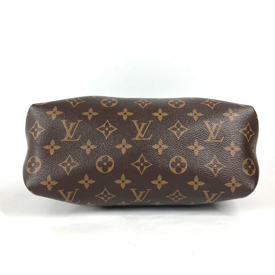 LOUIS VUITTON Handbag M44351 Monogram canvas Brown Monogram Flower Zip Tote PM