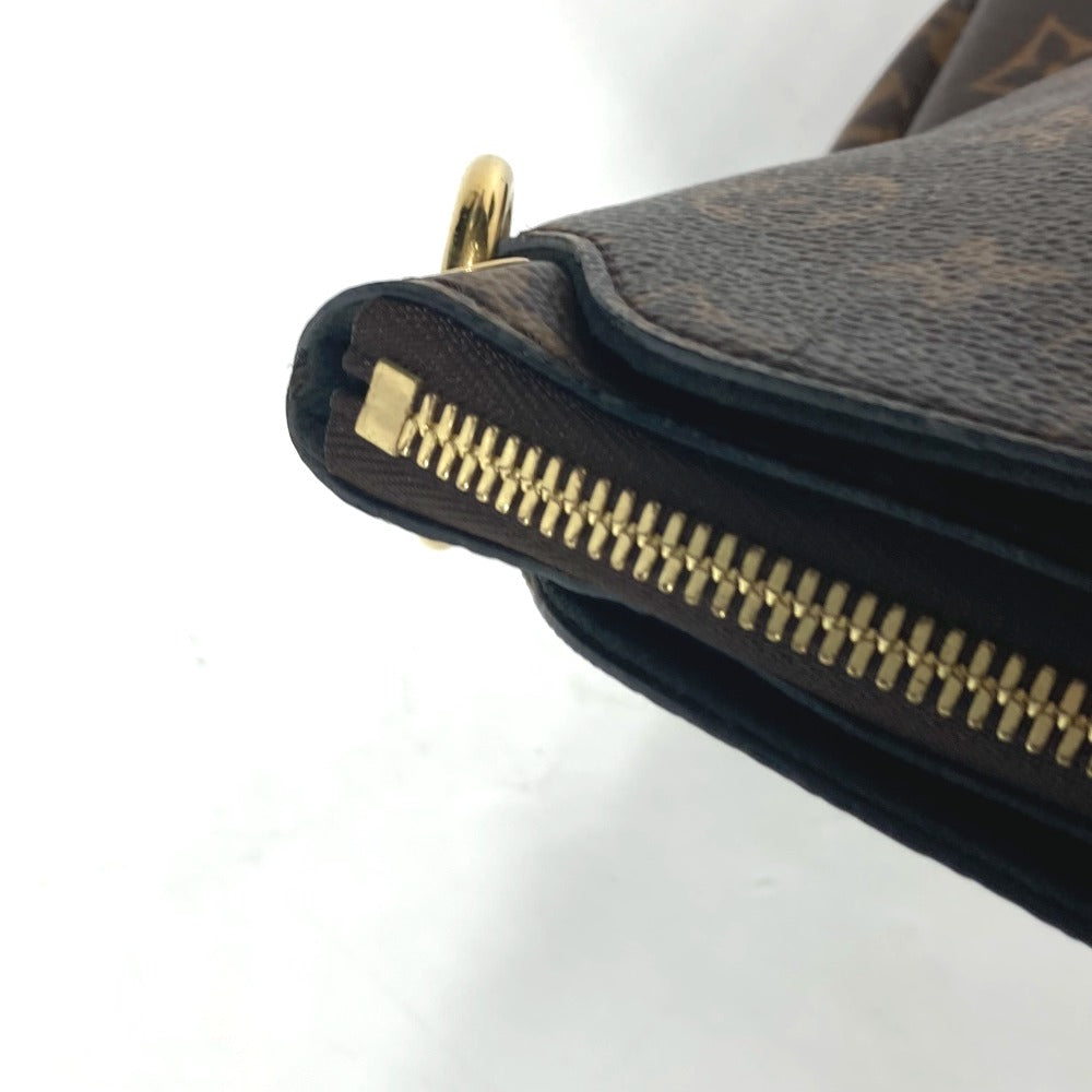 LOUIS VUITTON Handbag M44351 Monogram canvas Brown Monogram Flower Zip Tote PM