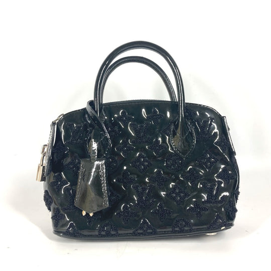 LOUIS VUITTON Handbag M40770 Patent leather black Monogram Vernis LockitBB Booklet unisex(Unisex) Used Authentic