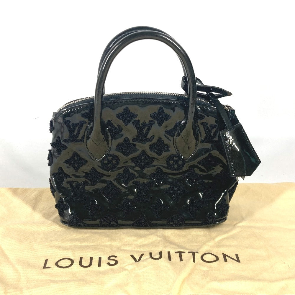 LOUIS VUITTON Handbag M40770 Patent leather black Monogram Vernis LockitBB Booklet unisex(Unisex) Used Authentic