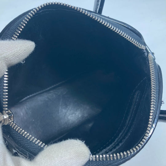 LOUIS VUITTON Handbag M40770 Patent leather black Monogram Vernis LockitBB Booklet unisex(Unisex) Used Authentic