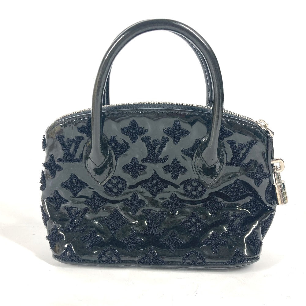 LOUIS VUITTON Handbag M40770 Patent leather black Monogram Vernis LockitBB Booklet unisex(Unisex) Used Authentic