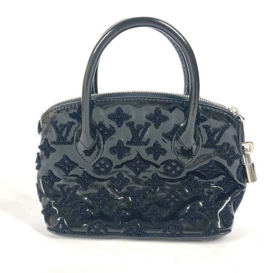 LOUIS VUITTON Handbag M40770 Patent leather black Monogram Vernis LockitBB Booklet unisex(Unisex) Used Authentic