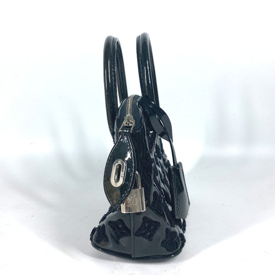 LOUIS VUITTON Handbag M40770 Patent leather black Monogram Vernis LockitBB Booklet unisex(Unisex) Used Authentic