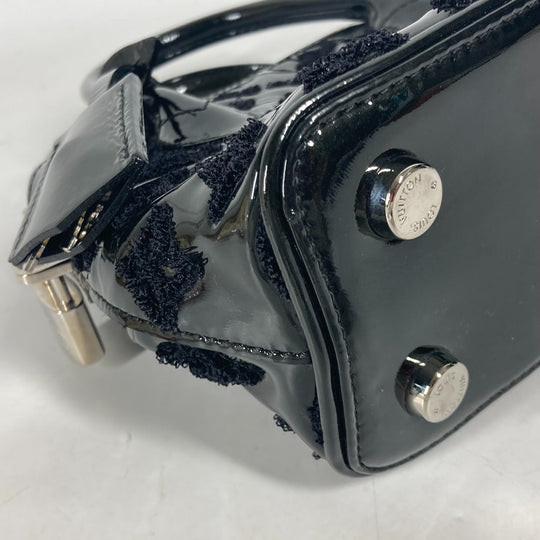 LOUIS VUITTON Handbag M40770 Patent leather black Monogram Vernis LockitBB Booklet unisex(Unisex) Used Authentic