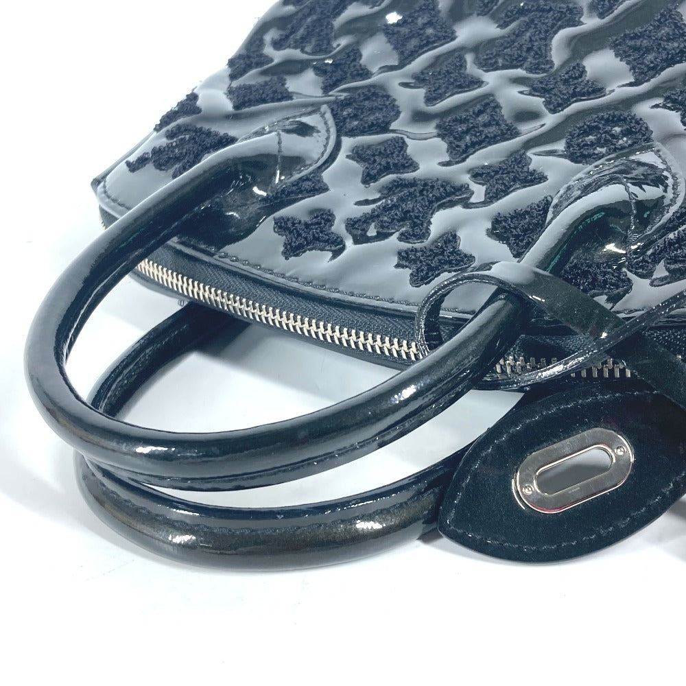 LOUIS VUITTON Handbag M40770 Patent leather black Monogram Vernis LockitBB Booklet unisex(Unisex) Used Authentic