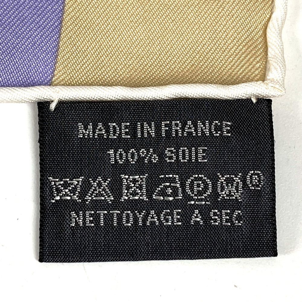 HERMES scarf silk purple Della Cavalleria Favolosa Carre90 Women Used Authentic