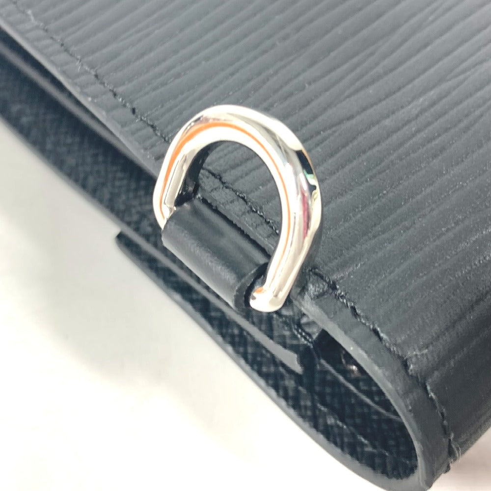 LOUIS VUITTON Trifold wallet M67711 Epi Leather black Epi Supreme collaboration Chain Wallet CH.CP WALLET mens Used Authentic