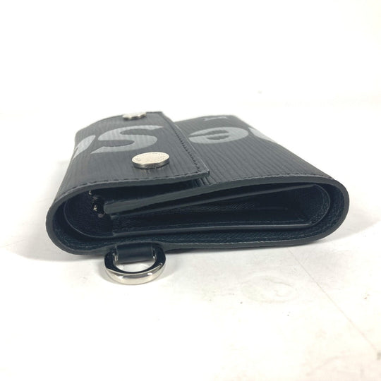 LOUIS VUITTON Trifold wallet M67711 Epi Leather black Epi Supreme collaboration Chain Wallet CH.CP WALLET mens Used Authentic