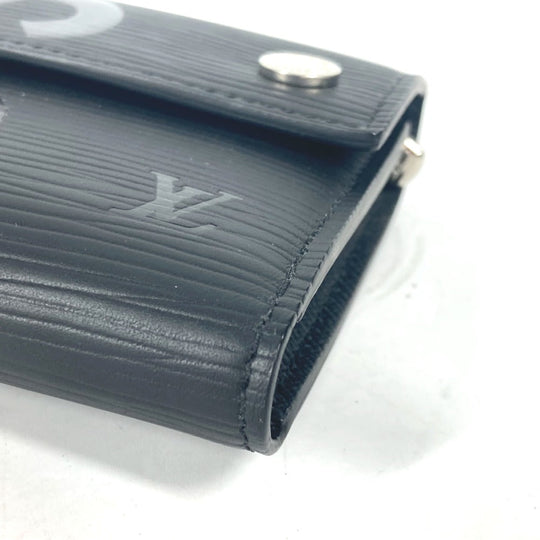 LOUIS VUITTON Trifold wallet M67711 Epi Leather black Epi Supreme collaboration Chain Wallet CH.CP WALLET mens Used Authentic