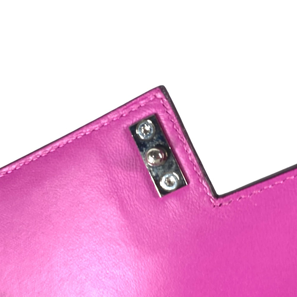 HERMES Clutch bag Shave purple Veru Women Used Authentic