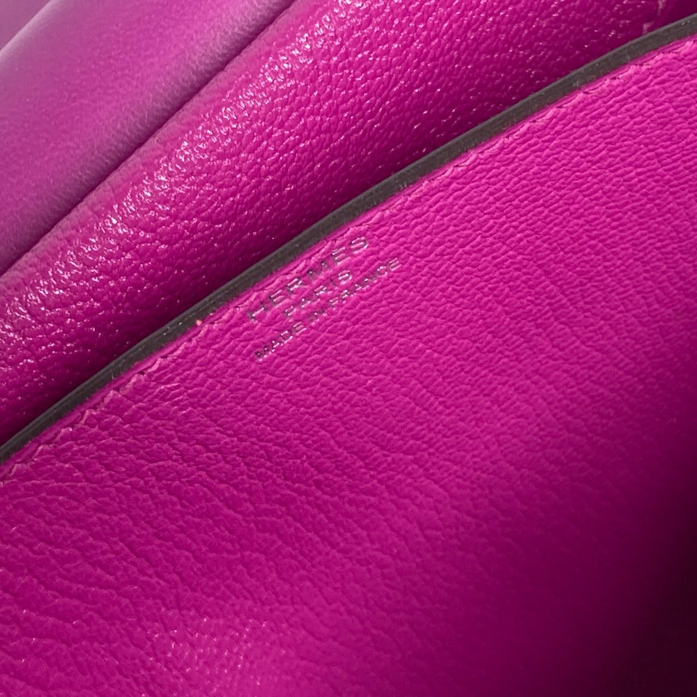 HERMES Clutch bag Shave purple Veru Women Used Authentic