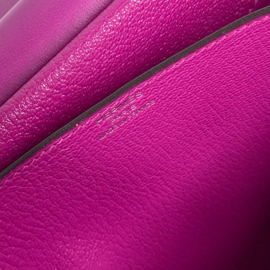 HERMES Clutch bag Shave purple Veru Women Used Authentic