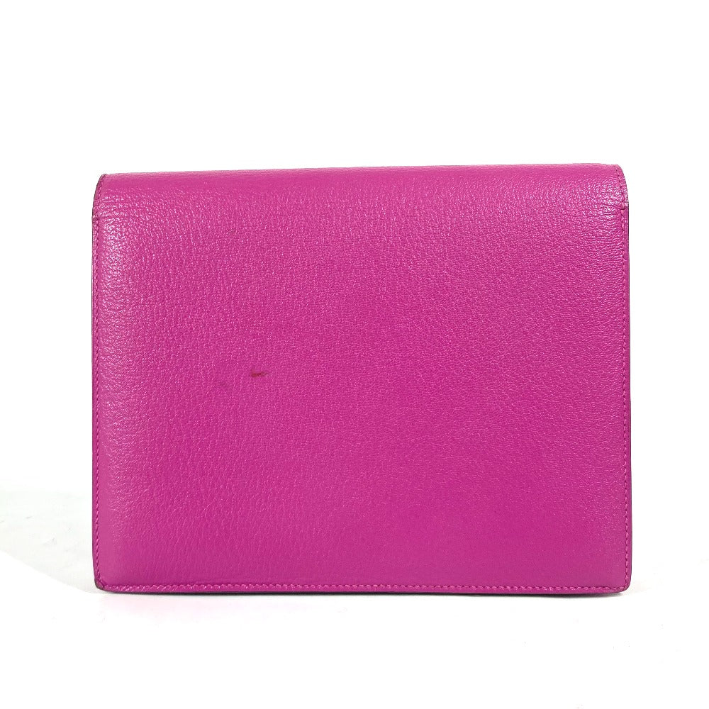 HERMES Clutch bag Shave purple Veru Women Used Authentic