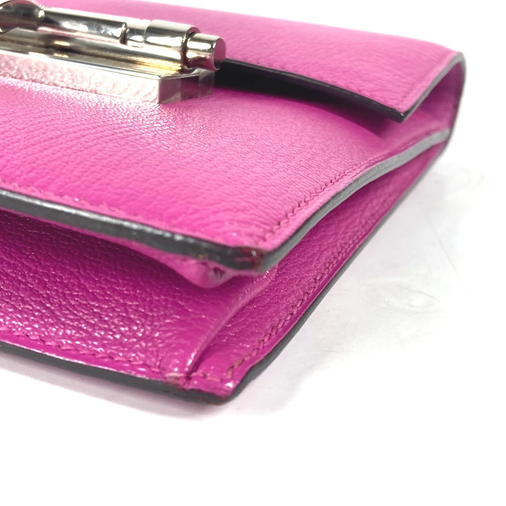 HERMES Clutch bag Shave purple Veru Women Used Authentic