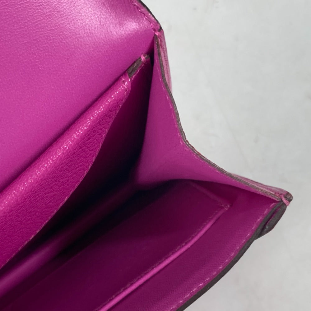 HERMES Clutch bag Shave purple Veru Women Used Authentic