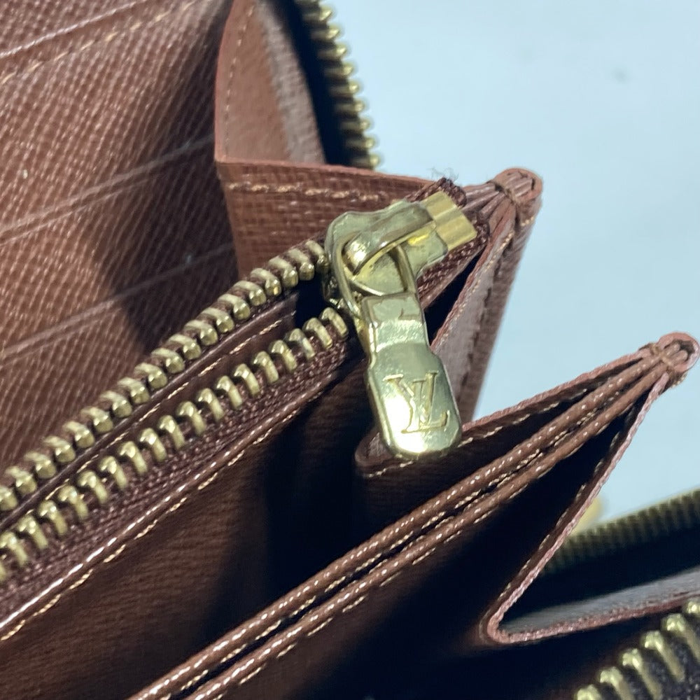 LOUIS VUITTON Long Wallet Purse M93759 Monogram canvas Brown Monogram Rose Stephen Sprouse Zippy wallet Women Used Authentic