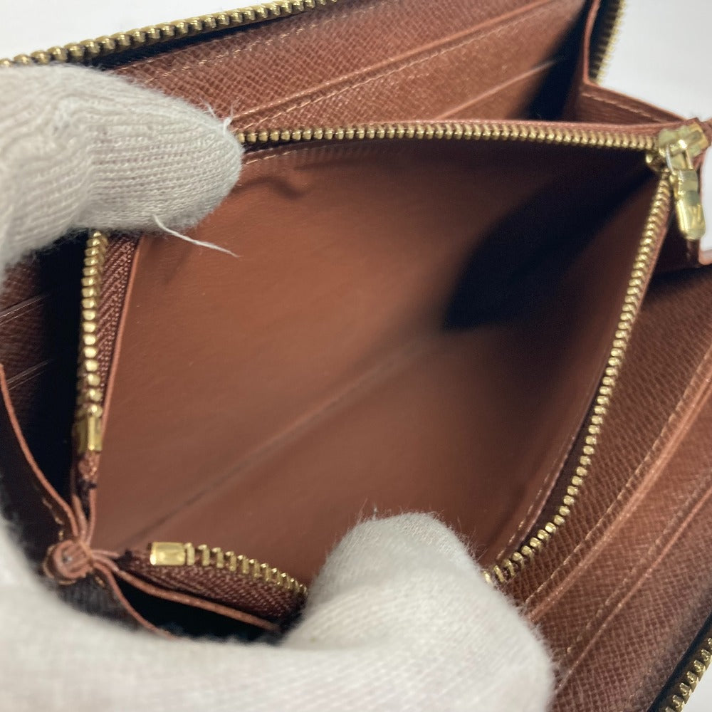 LOUIS VUITTON Long Wallet Purse M93759 Monogram canvas Brown Monogram Rose Stephen Sprouse Zippy wallet Women Used Authentic