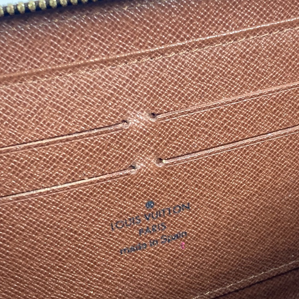 LOUIS VUITTON Long Wallet Purse M93759 Monogram canvas Brown Monogram Rose Stephen Sprouse Zippy wallet Women Used Authentic